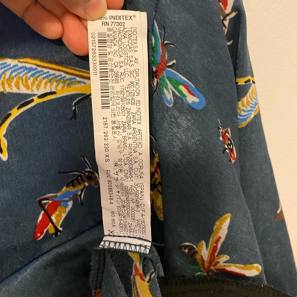 Zara - Jewel Toned Insect Dress - Picture 7 of 10